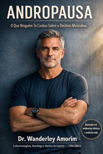 Capa do livro Andropausa, de Dr. Wanderley Venditi Gomes de Amorim