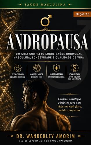 Capa do livro Andropausa, de Dr. Wanderley Venditi Gomes de Amorim