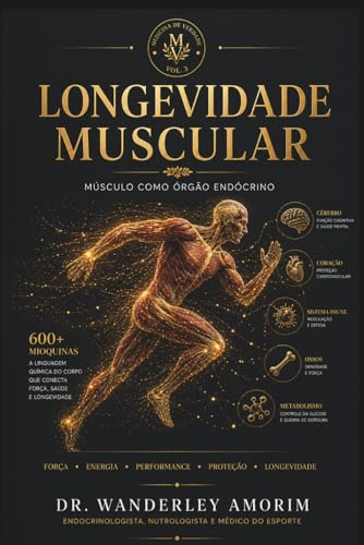 Capa do livro Longevidade muscular, de Dr. Wanderley Venditi Gomes de Amorim