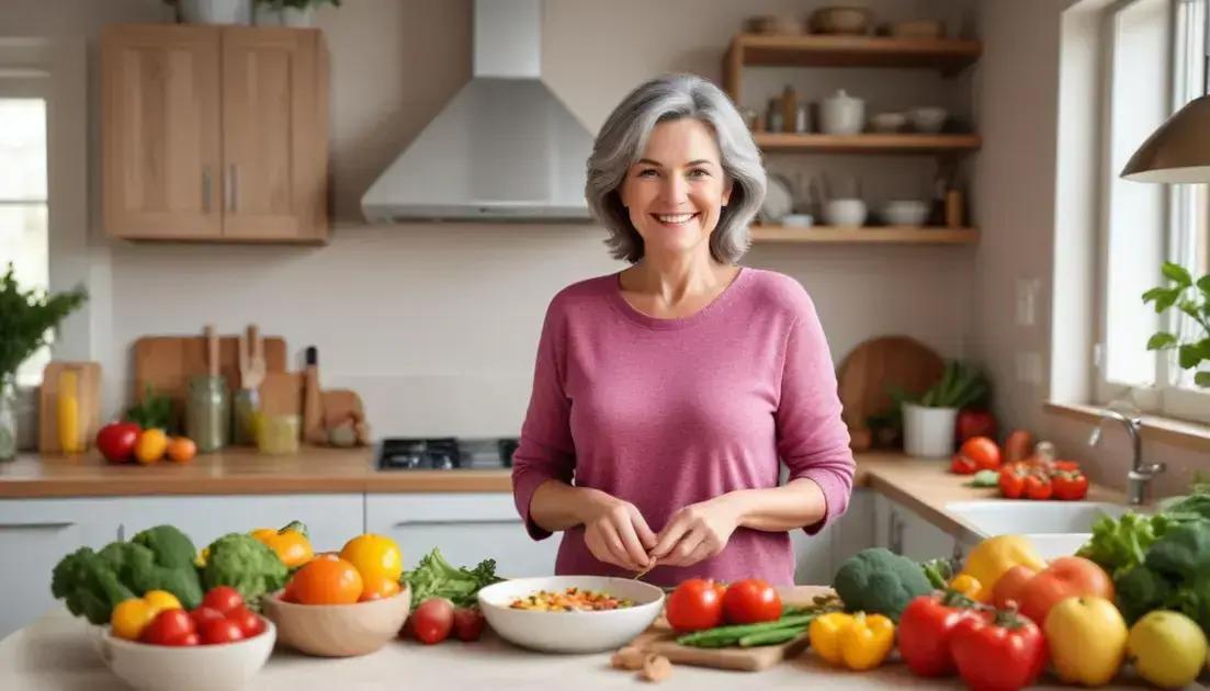 Nutrologia na menopausa: como a alimentação certa reduz sintomas e melhora o humor